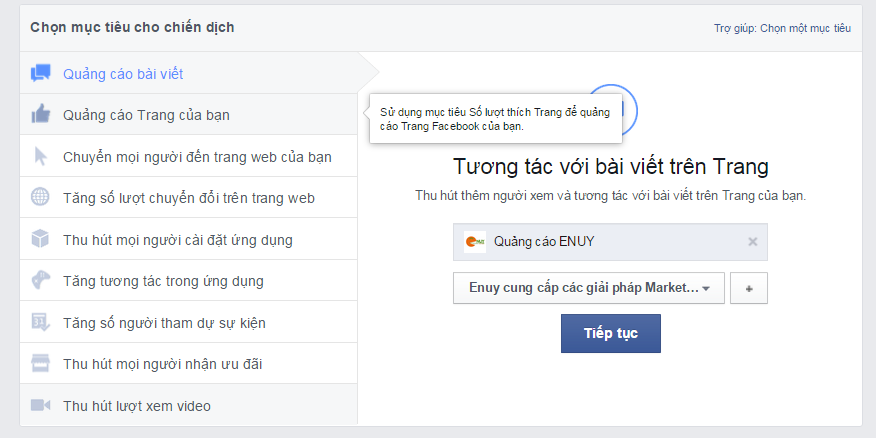 Tạo và quản trị fanpage bán hàng mới nhất 2015