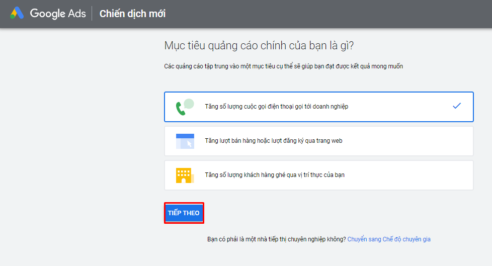 Cách tạo tài khoản Google Ads