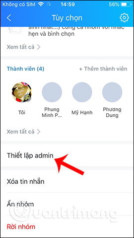 Tùy chỉnh cho Admin