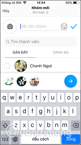 Nhập tên nhóm