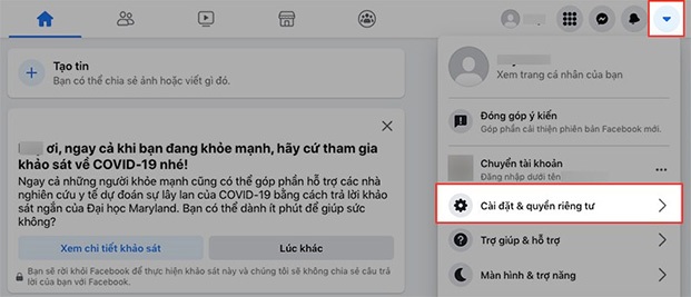 Cách ẩn like trên Facebook bằng máy tính